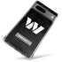 NFL Washington Commanders Black and White Google Pixel 7a Clear Case